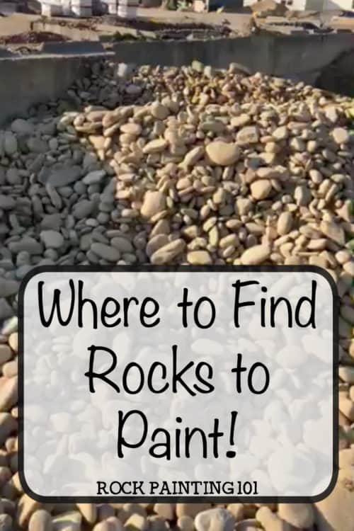 Where to buy rocks to paint. Find out the best place to find rocks for stone painting. #rockpainting #stonepainting #wherertobuyrocks #rockpaintingsupplies #rockpainting101