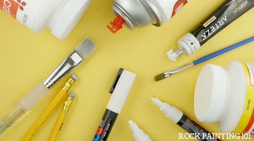 Rock painting supplies for beginners