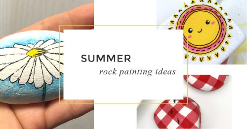 These easy summer themed rocks are perfect for beginners. From rock hunting to gifting, these stone painting ideas are sure to brighten anyone's day!