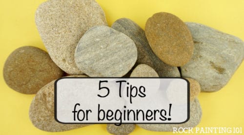 Learn how to paint rocks with the answers to the top 5 most asked questions by rock painting beginners. From where I buy rocks to what I use to finish them.