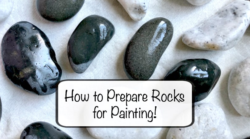 How to easily prepare rocks for painting amazing stones