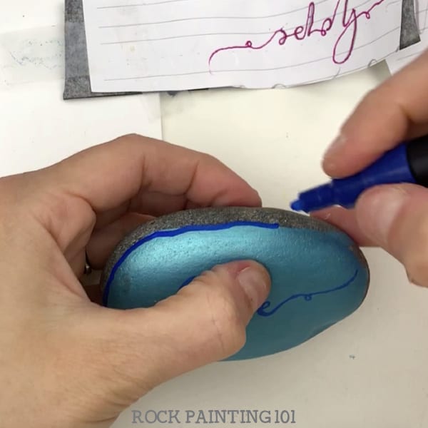 how-to-use-carbon-paper-to-hand-letter-on-rocks-rock-painting-101