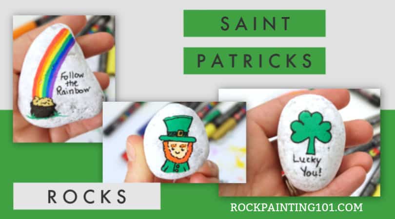 9 unique St Patrick’s Day painted rocks
