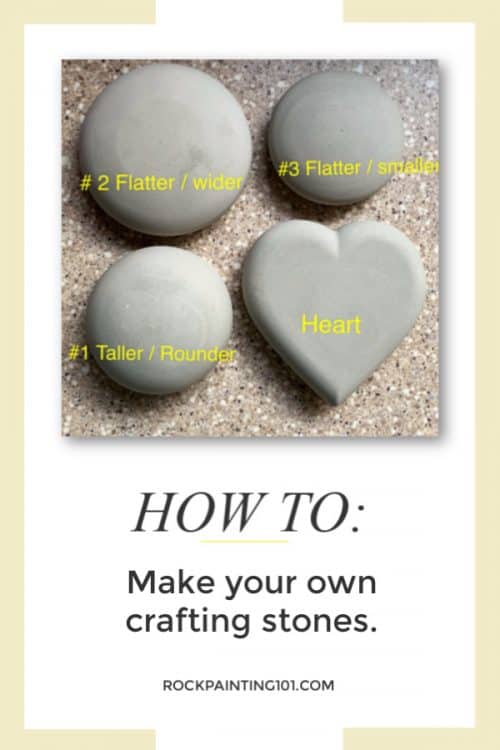 How to make rocks for painting Rock Painting 101