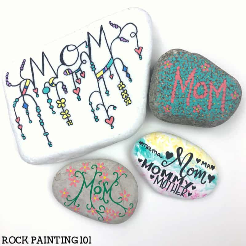 6 lovely Mother's Day rock painting ideas - Rock Painting 101