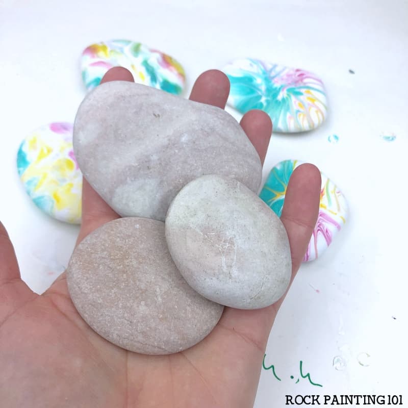 Where to buy smooth and flat rocks for crafts Rock Painting 101