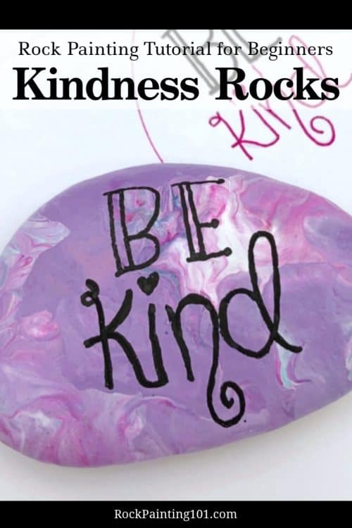 How to paint kindness rocks. #rockpainting101