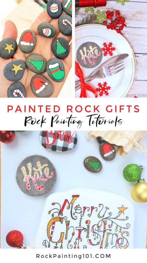 painting rocks for gifts
