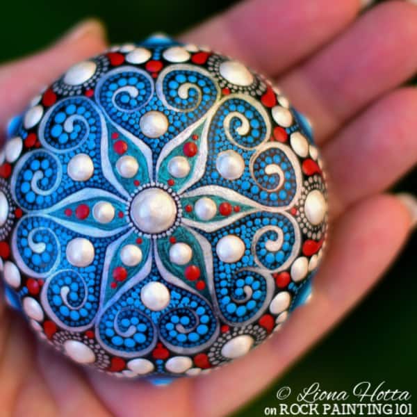 How to draw mandala rocks. Tips for all skill levels. - Rock