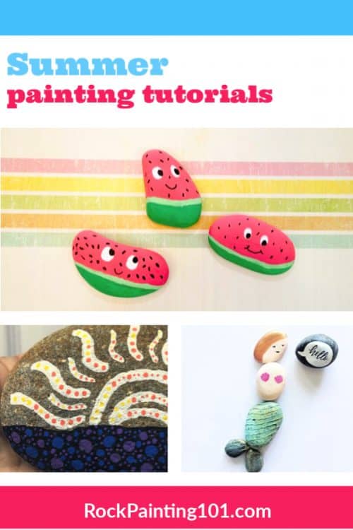 12 Summer Rock Paintings Ideas to Make You Smile - Rock Painting 101