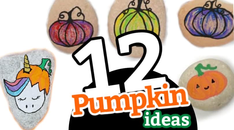 18 pumpkin painted rock ideas and tutorials