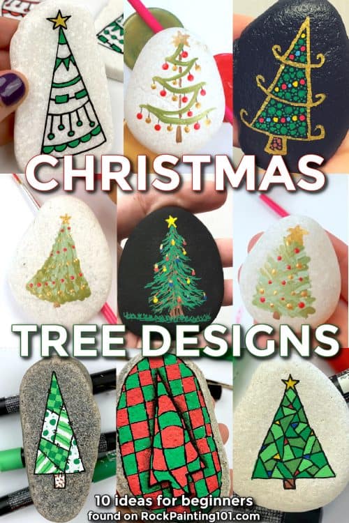 Christmas tree painting ideas for beginners for Christmas crafts and handmade gifts