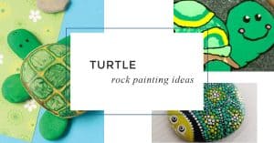 Turtle rock painting ideas for beginners