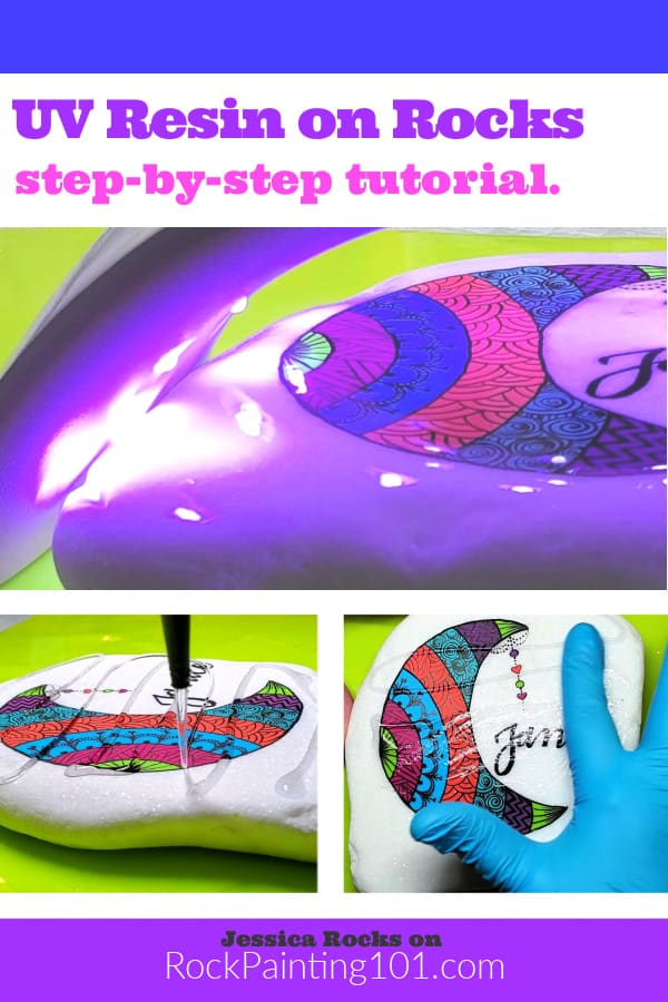 How to Seal Rocks with UV Resin Stepbystep tutorial