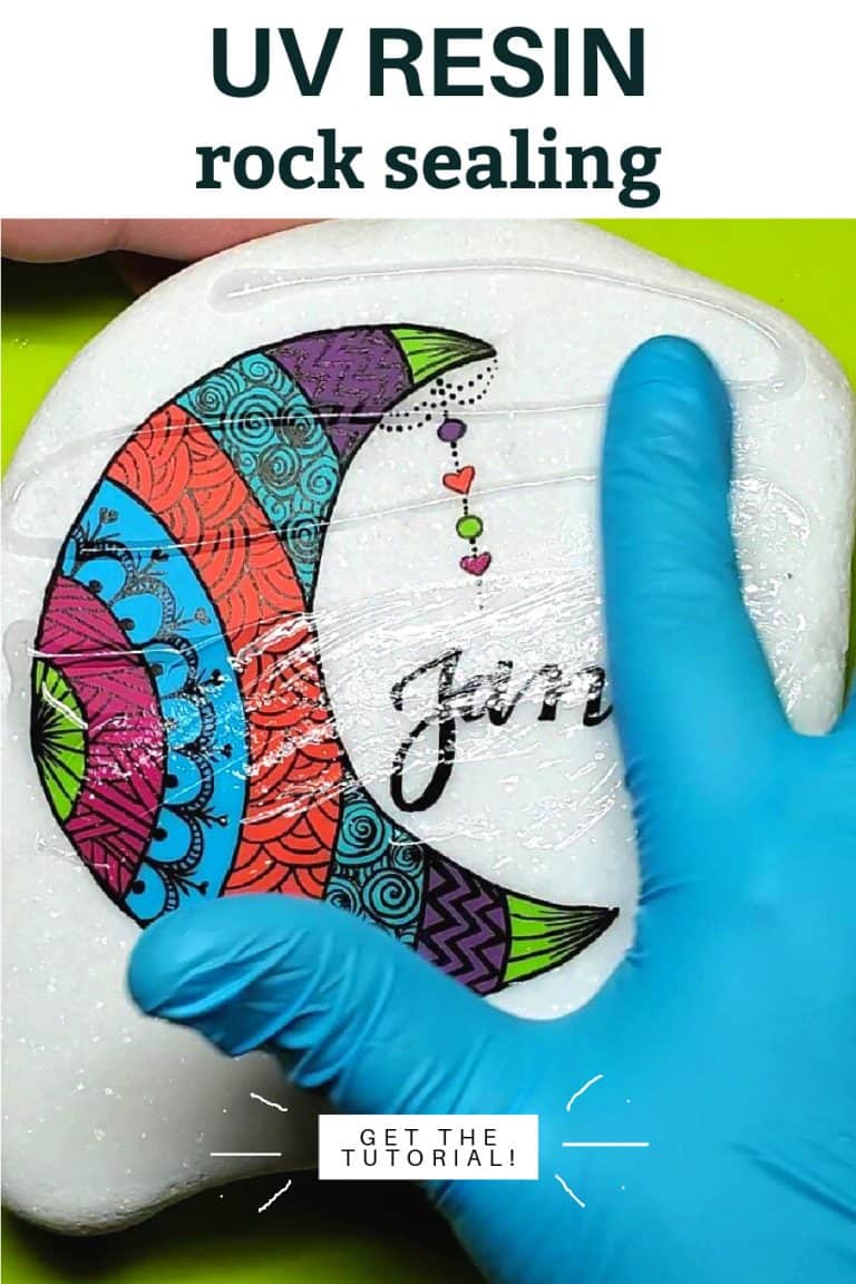 How to Seal Rocks with UV Resin Stepbystep tutorial