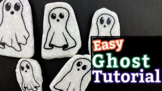 How to paint an easy ghost