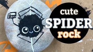 How to paint a cute spider