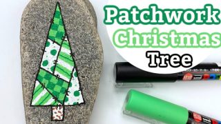 Painted Christmas tree design tutorial