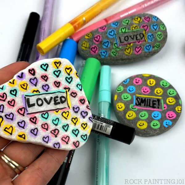 How To Paint Word Rocks & Tips You Need to Know - Rock Painting 101