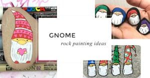 gnome rock painting ideas