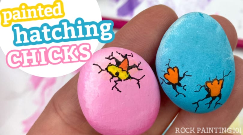 How to Paint Hatching Chicks Easter Eggs