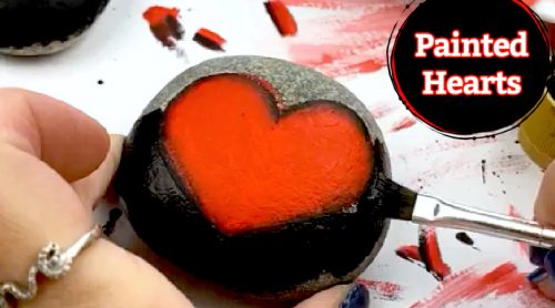 painted hearts in process feature image