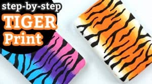 step by step tiger print