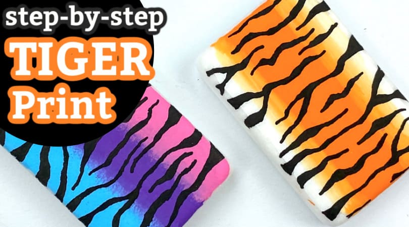 How to Paint Tiger Stripes with Paint Pens