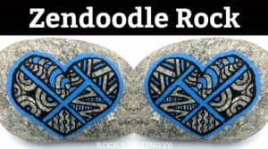 zendoodle rock heart design