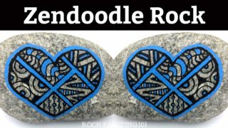zendoodle rock heart design