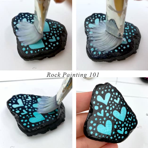 How To Use A Brush On Sealer When Sealing Painted Rocks Rock Painting 101