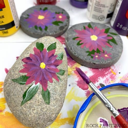 one stroke acrylic flower painting tutorial