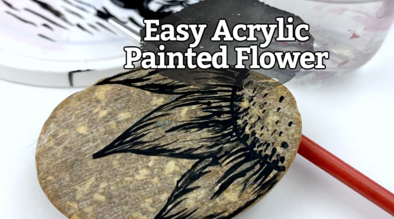 How to Paint with Acrylic – Simple Flower Painting for Beginners
