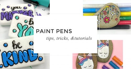 Paint pen tips trick and tutorials