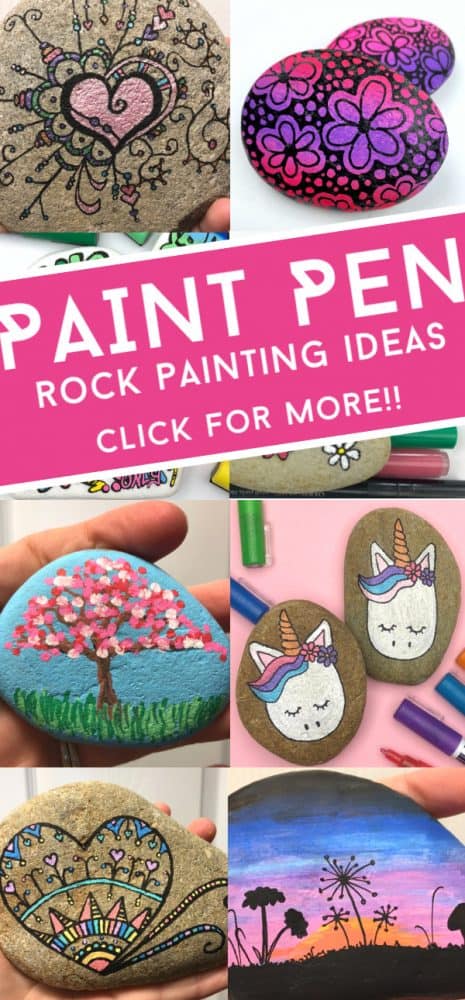 rock painting with paint pens over 100 tutorials